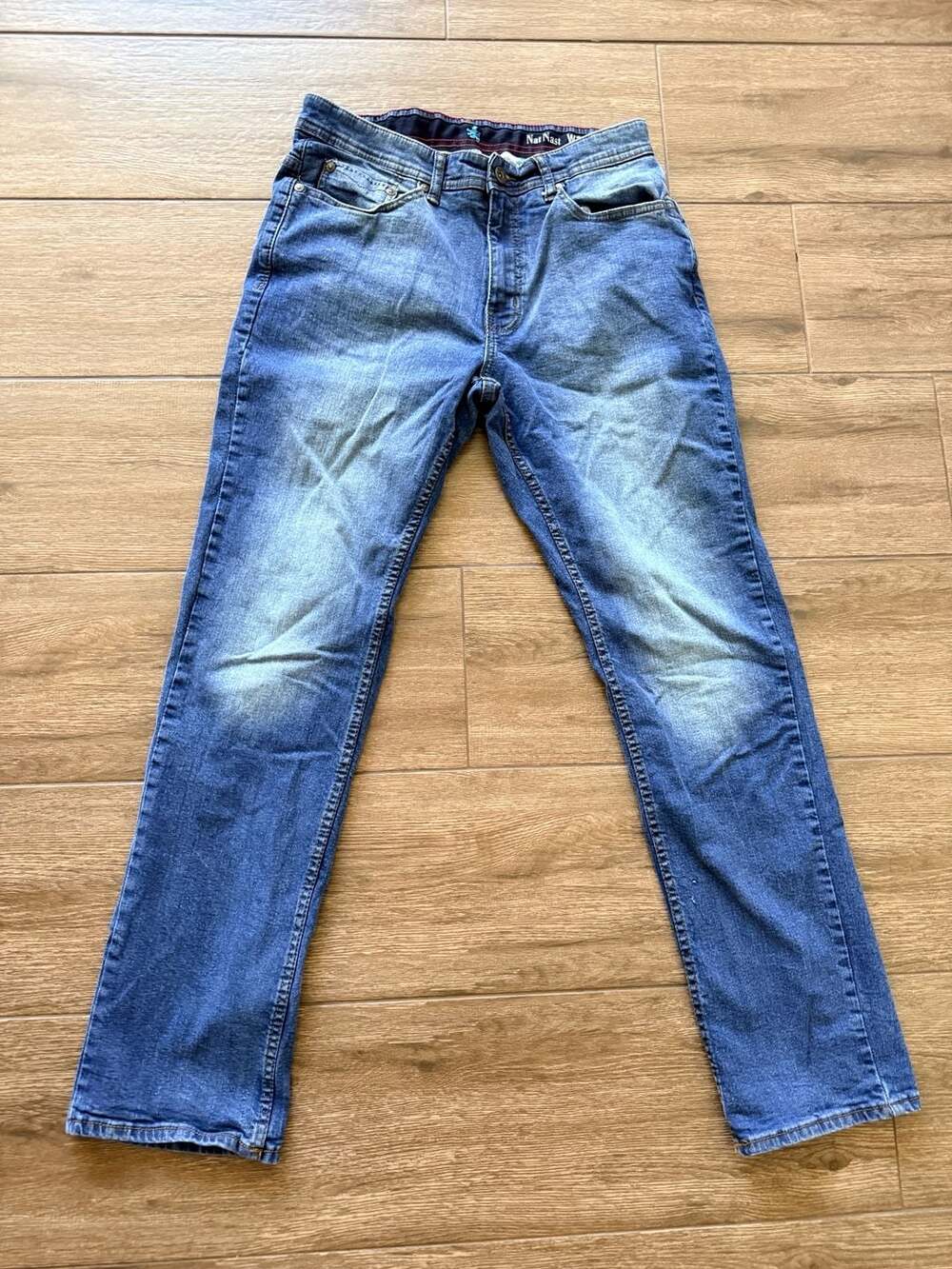 Nat Nast Luxury Originals Denim Men's Medium Wash Jeans W34 L32 Used 1x